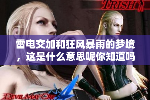 雷电交加和狂风暴雨的梦境，这是什么意思呢你知道吗