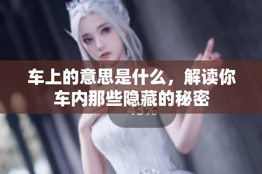车上的意思是什么，解读你车内那些隐藏的秘密