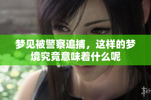梦见被警察追捕，这样的梦境究竟意味着什么呢