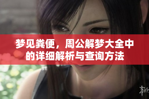 梦见粪便，周公解梦大全中的详细解析与查询方法