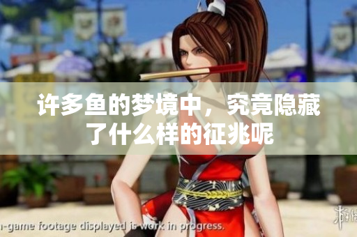 许多鱼的梦境中，究竟隐藏了什么样的征兆呢