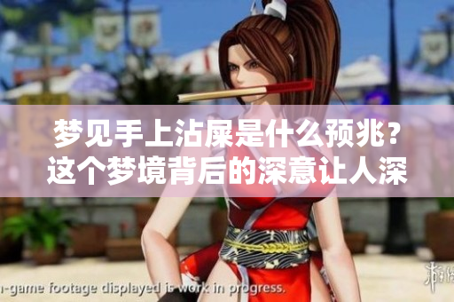 梦见手上沾屎是什么预兆？这个梦境背后的深意让人深思。