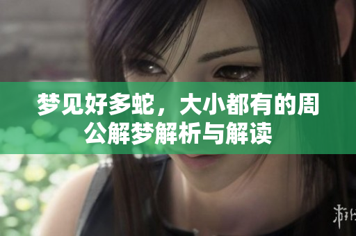 梦见好多蛇，大小都有的周公解梦解析与解读