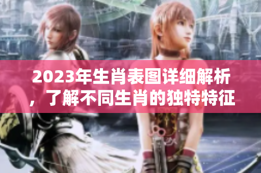 2023年生肖表图详细解析，了解不同生肖的独特特征和运势变化