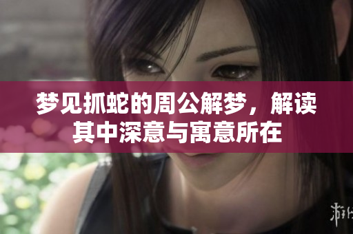 梦见抓蛇的周公解梦，解读其中深意与寓意所在
