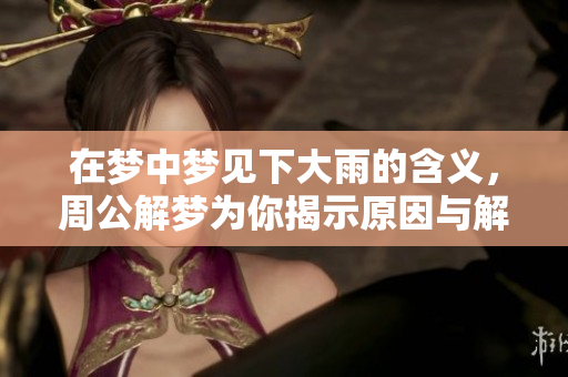 在梦中梦见下大雨的含义，周公解梦为你揭示原因与解析
