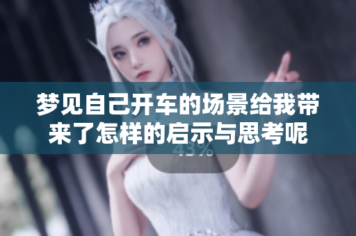梦见自己开车的场景给我带来了怎样的启示与思考呢