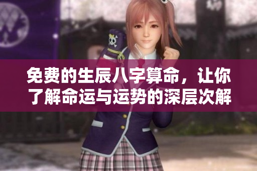 免费的生辰八字算命，让你了解命运与运势的深层次解析