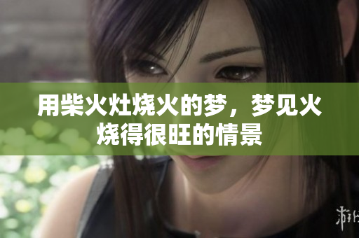 用柴火灶烧火的梦，梦见火烧得很旺的情景